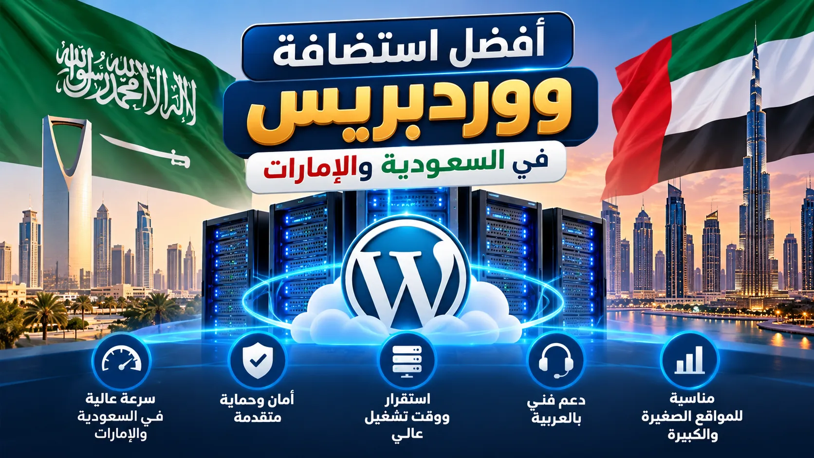 أفضل استضافة ووردبريس في السعودية والإمارات