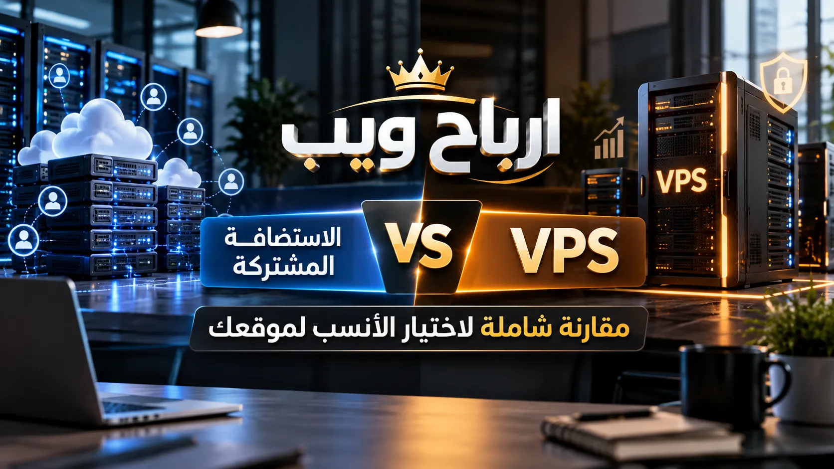 الاستضافة المشتركة أم VPS؟ مقارنة شاملة لاختيار الأنسب لموقعك