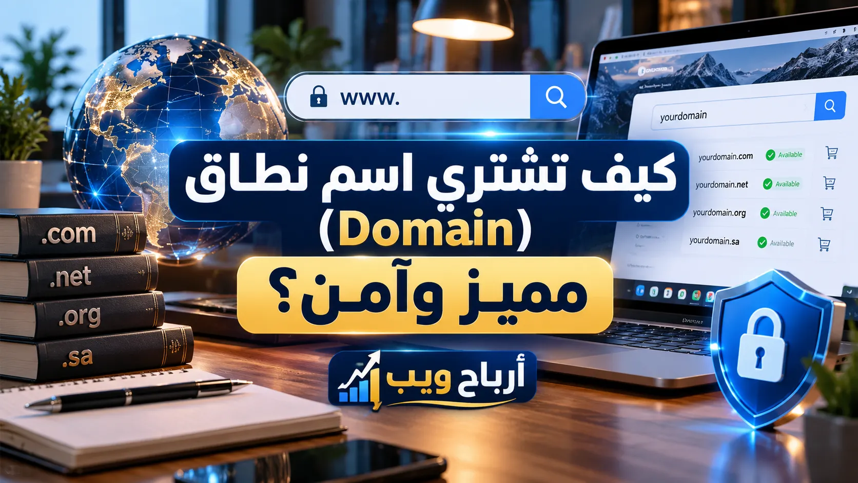 كيف تشتري اسم نطاق (Domain) مميز وآمن؟